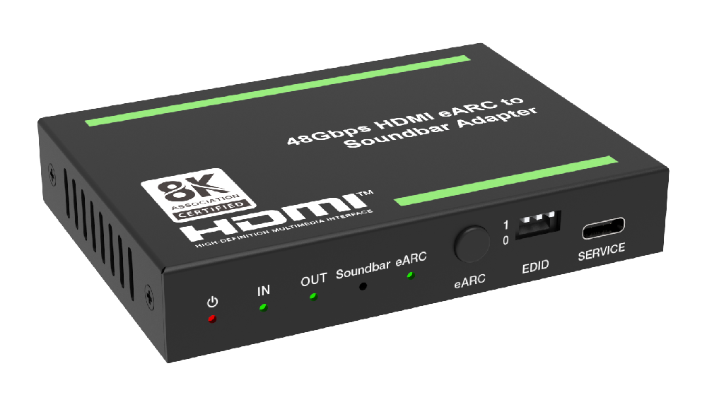 8K60 HDMI eARC Audio  to Soundbar Adapter