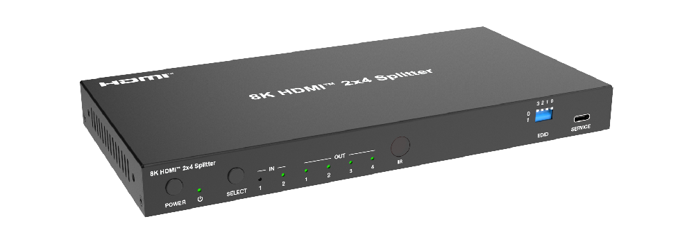 48Gbps 2x4 HDMI™ Splitter